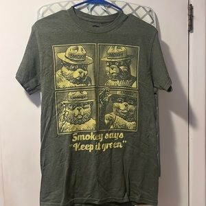 Smokey the Bear T-Shirt Sz S
